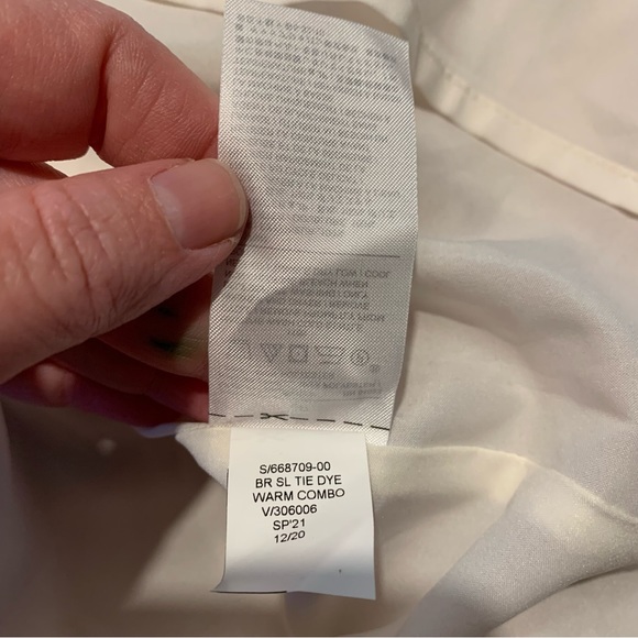 NWT Banana Republic Tie Dye Maxi Dress 0P - Picture 8 of 8